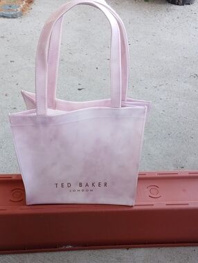 Ted Baker Light Pink Tote Bag with Gold Logo